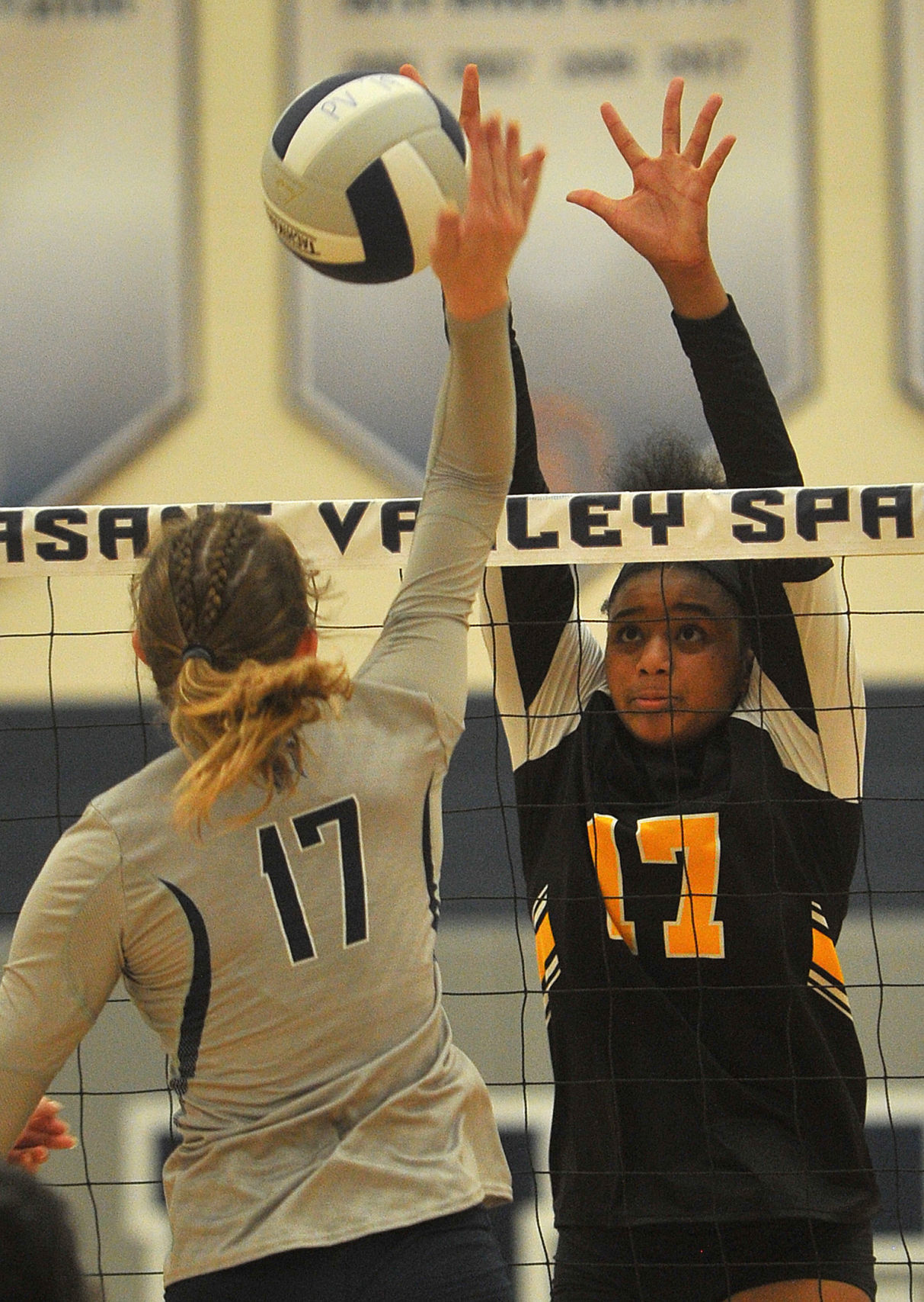 Bettendorf at Pleasant Valley volleyball